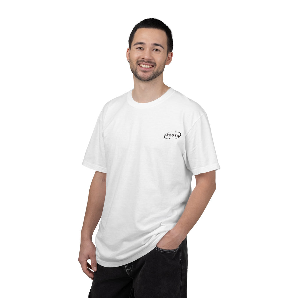 FroynStudio Graphic T-Shirt — Dark Skull Cyber Design