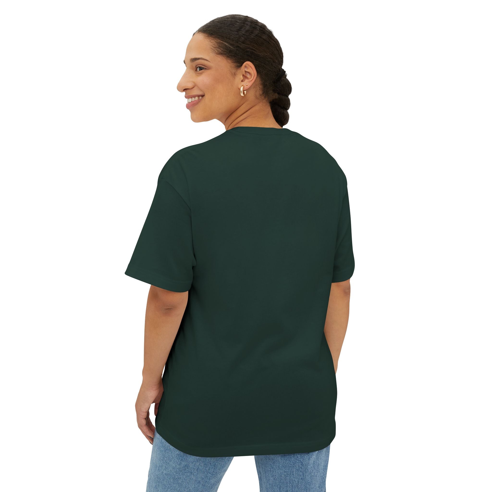 FROYN Studio Graphic Tee — Dark Oversized Boxy T‑Shirt