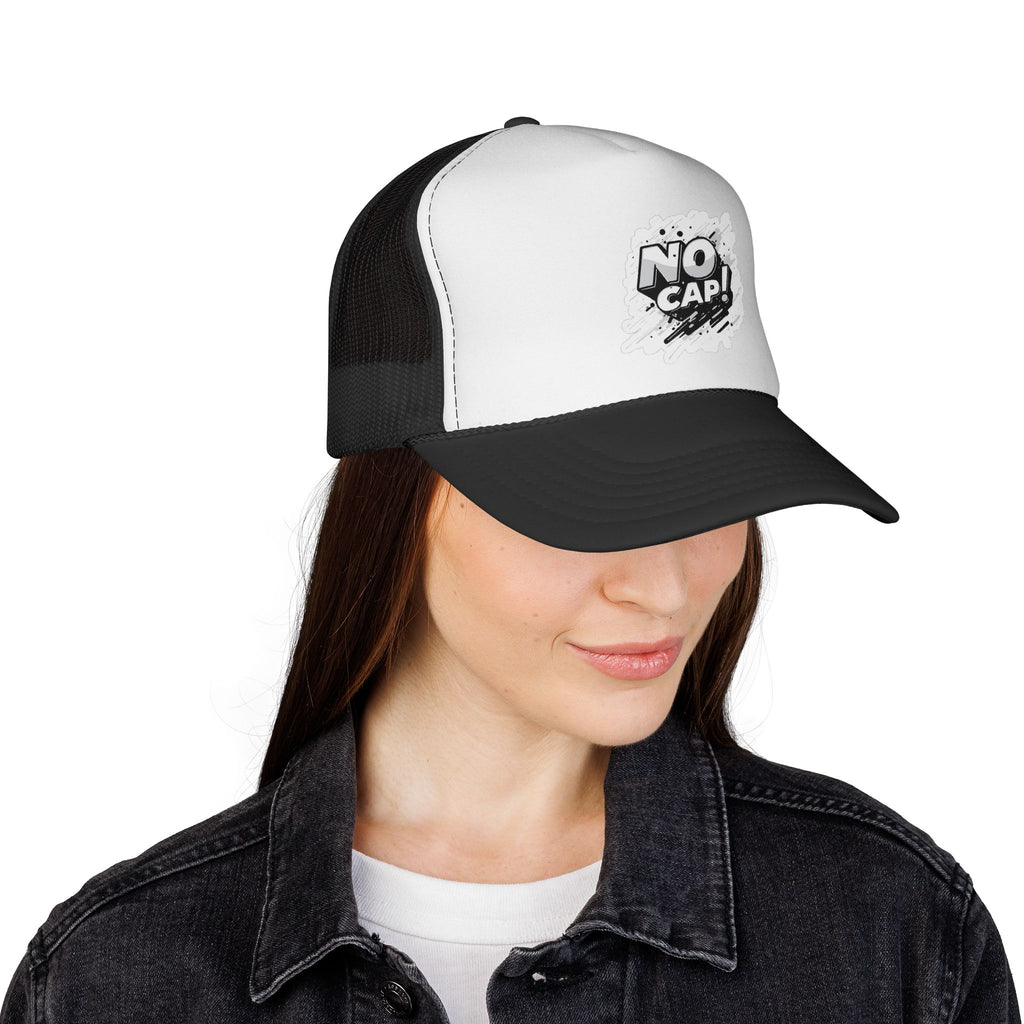 No Cap Trucker Hat – Graphic Streetwear Mesh Baseball Cap