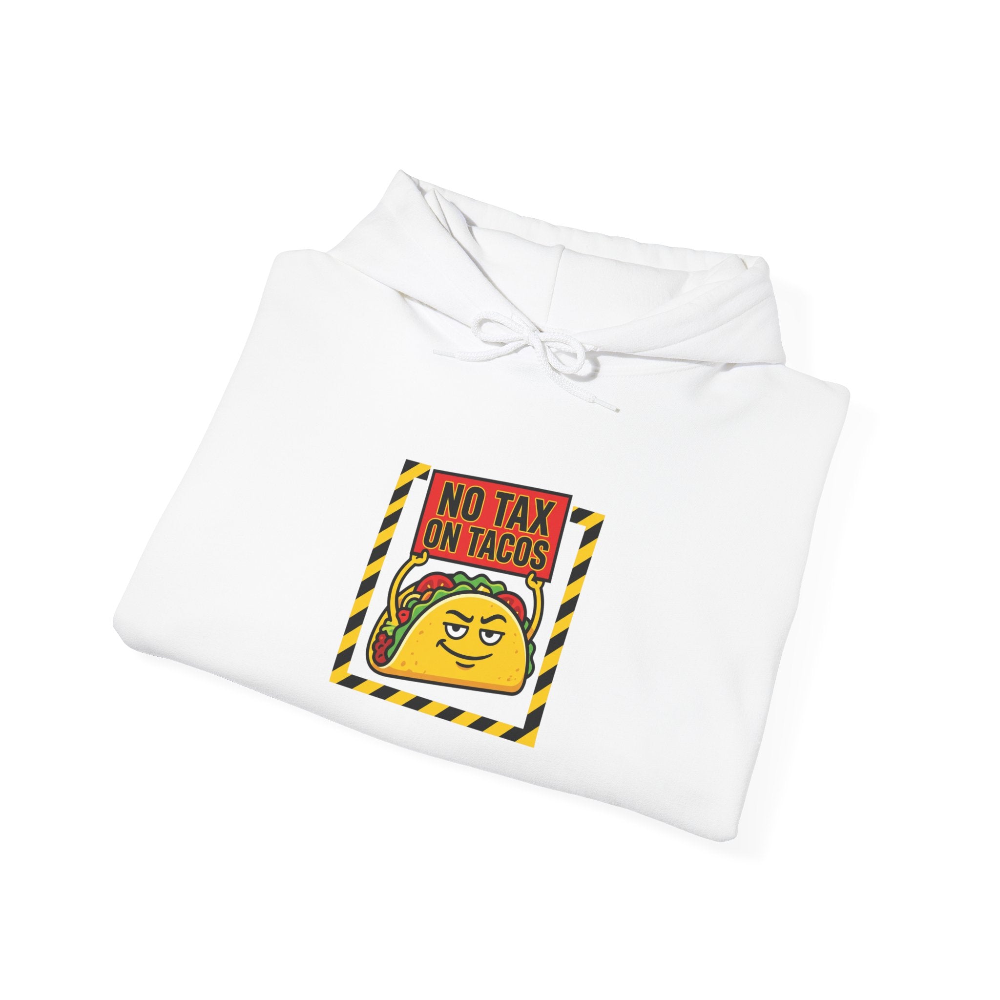 No Tax On Tacos Hoodie | taco pun, tariff protest acronym