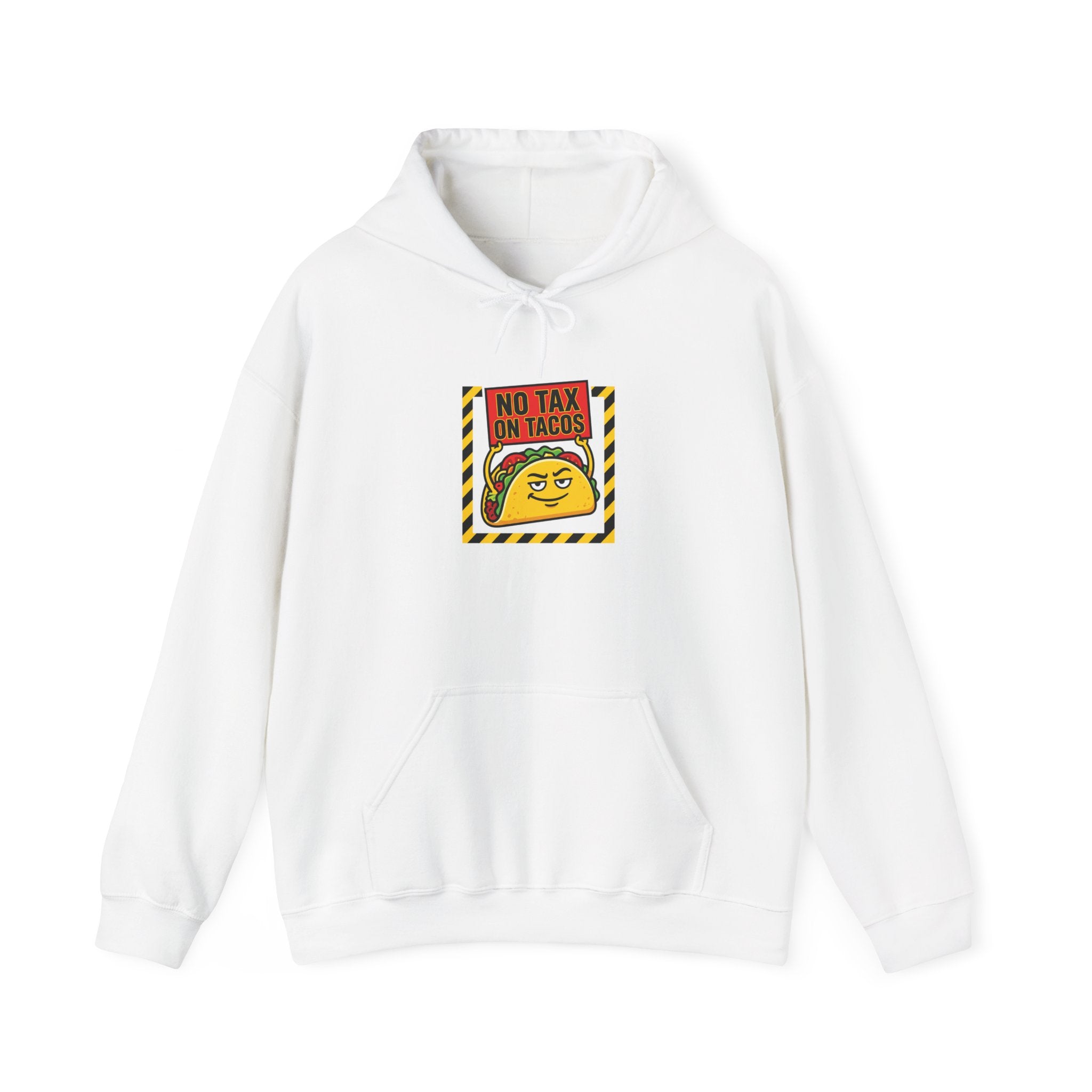 No Tax On Tacos Hoodie | taco pun, tariff protest acronym