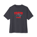 FROYN Studio Graphic Tee — Dark Oversized Boxy T‑Shirt